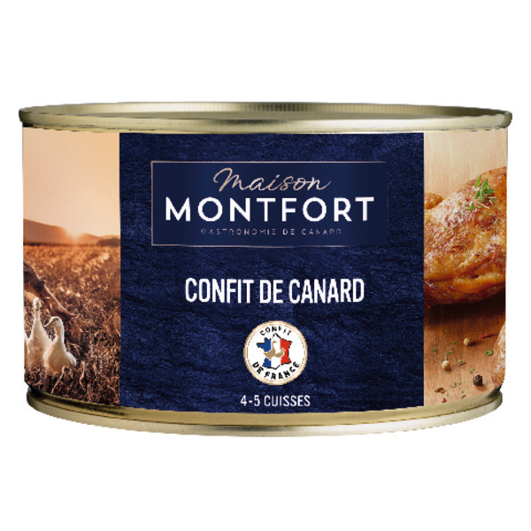  Confit De Canard 4/5 Cuisses Maison Montfort code EAN 3104544074453 