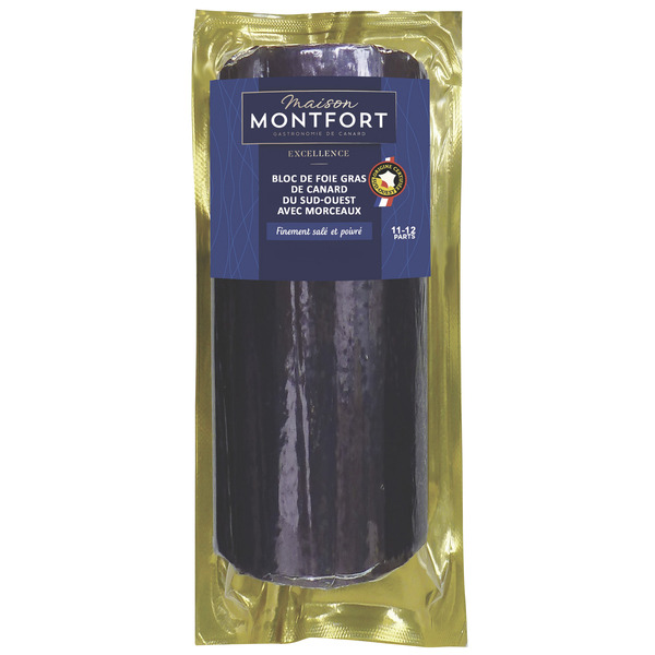 Bloc de foie gras de canard I.G.P. du Sud Ouest...