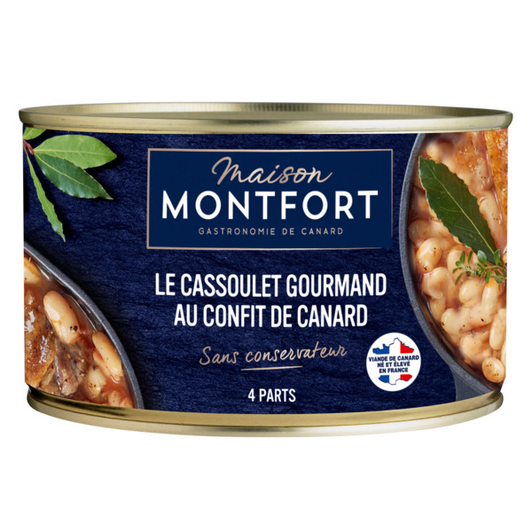  Cassoulet Gourmand Au Confit De Canard Maison Monfort code EAN 3104544077546 