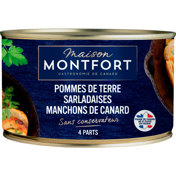  Pommes De Terre Sarladaises Manchons De Canard Maison Monfort  code EAN 3104544078161 