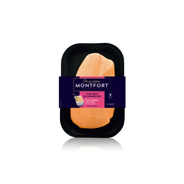 Foie gras de canard cru extra éveiné frais MONT...