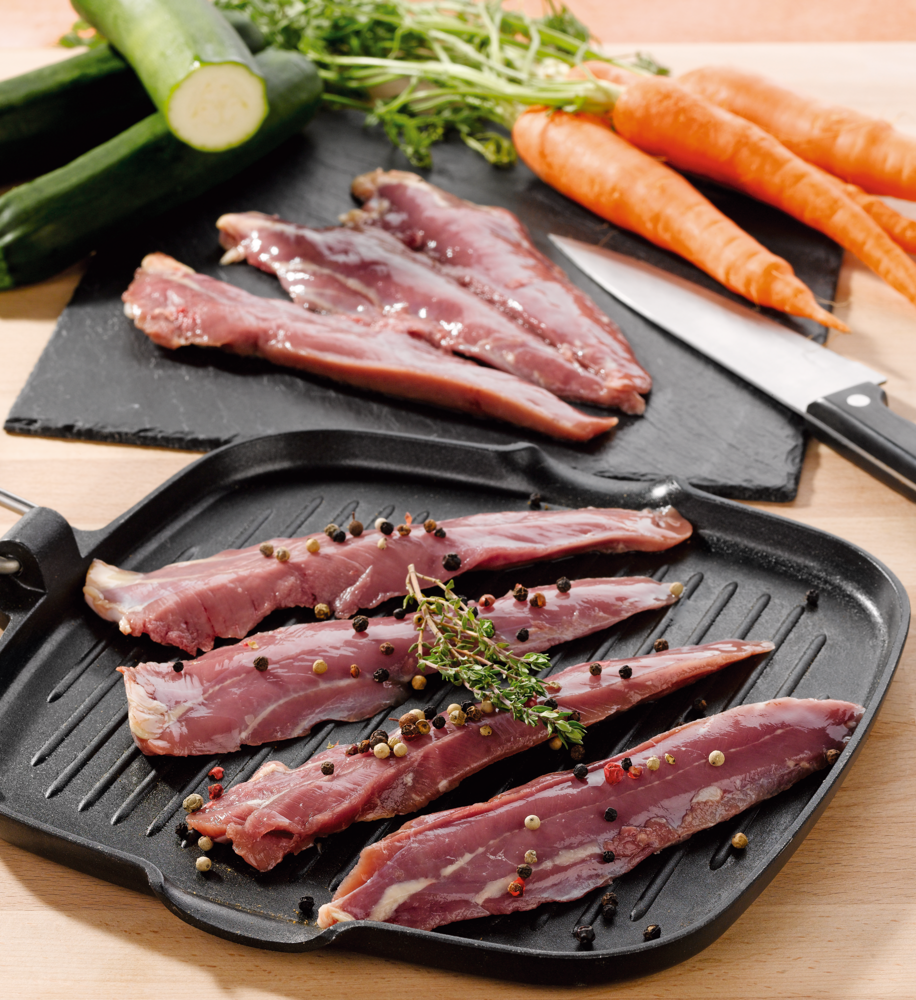 MAISON MONTFORT Aiguillettes de canard marinées fleur de sel & poivre fin code EAN 3104544112421 