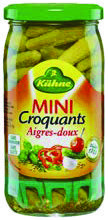 CORNICHONS MINI CROQUANTS AIGRES-DOUX "KHÜNE" 3104710009661 (3104710009661)