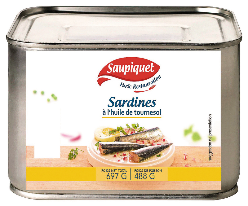 SARDINES À L'HUILE DE TOURNESOL FURIC