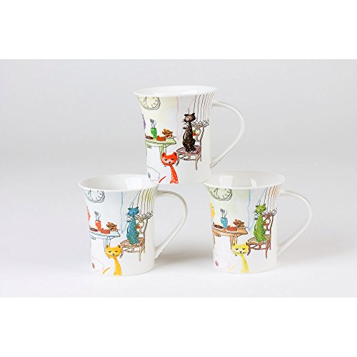 - mug minous porcelaine assortis30cl (lot de 6)