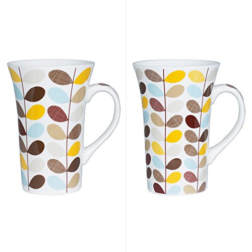 - coffret de 2 mugs xl 55 cl carmel assortis