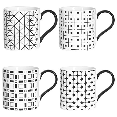 - coffret de 4 mugs 34 cl optik