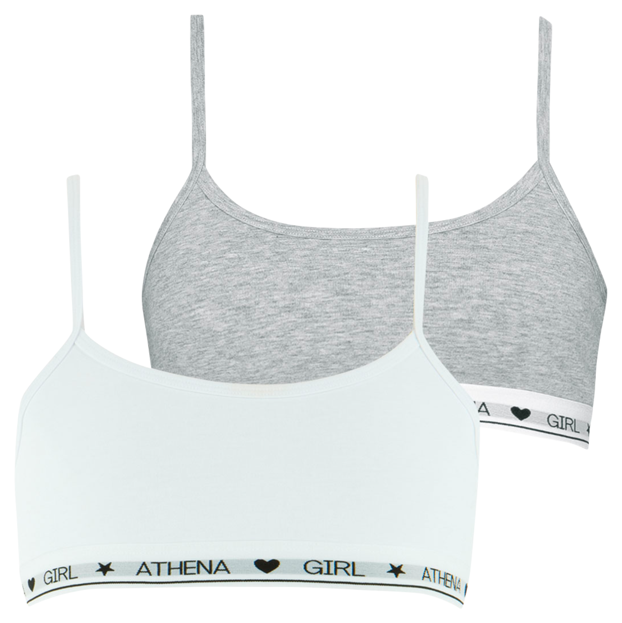 ATHENA BRASSIERE NAGEUR OU LOT DE 2 BRASSIERES FINES BRETELLES FILLE code EAN 3106430531309 