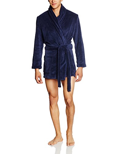 7g92, peignoir homme, bleu (marine), medium (ta...
