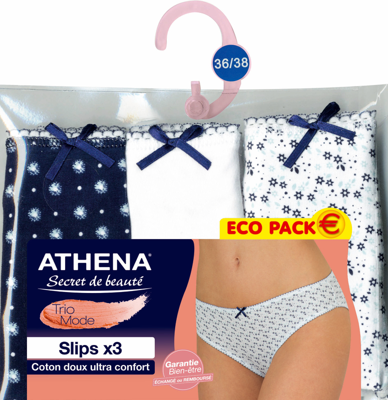 3 SLIPS TRIO CHOC ATHENA