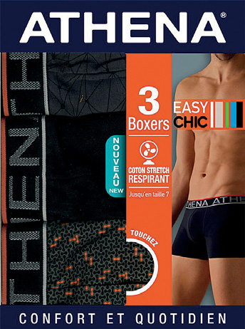 LOT DE 3 BOXERS