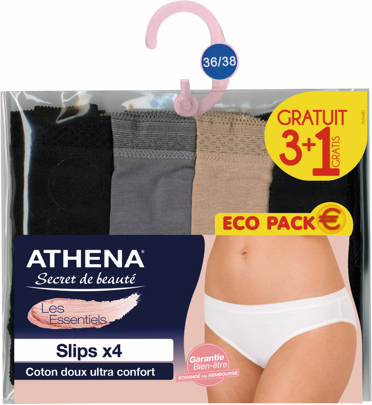 LOT 3 DE SLIPS + 1 OFFERT ATHENA