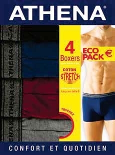 LOT DE 4 BOXERS