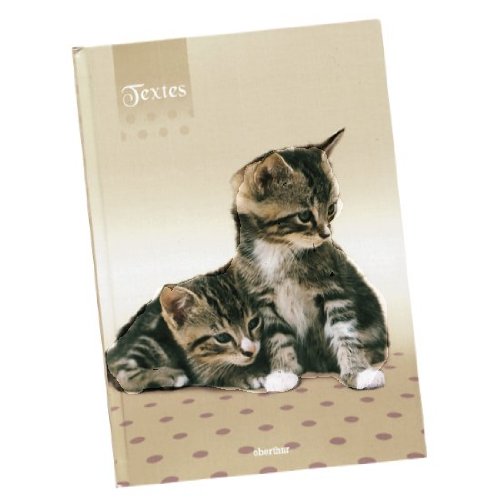 Cahier de textes Chatons couverture cartonnée r...