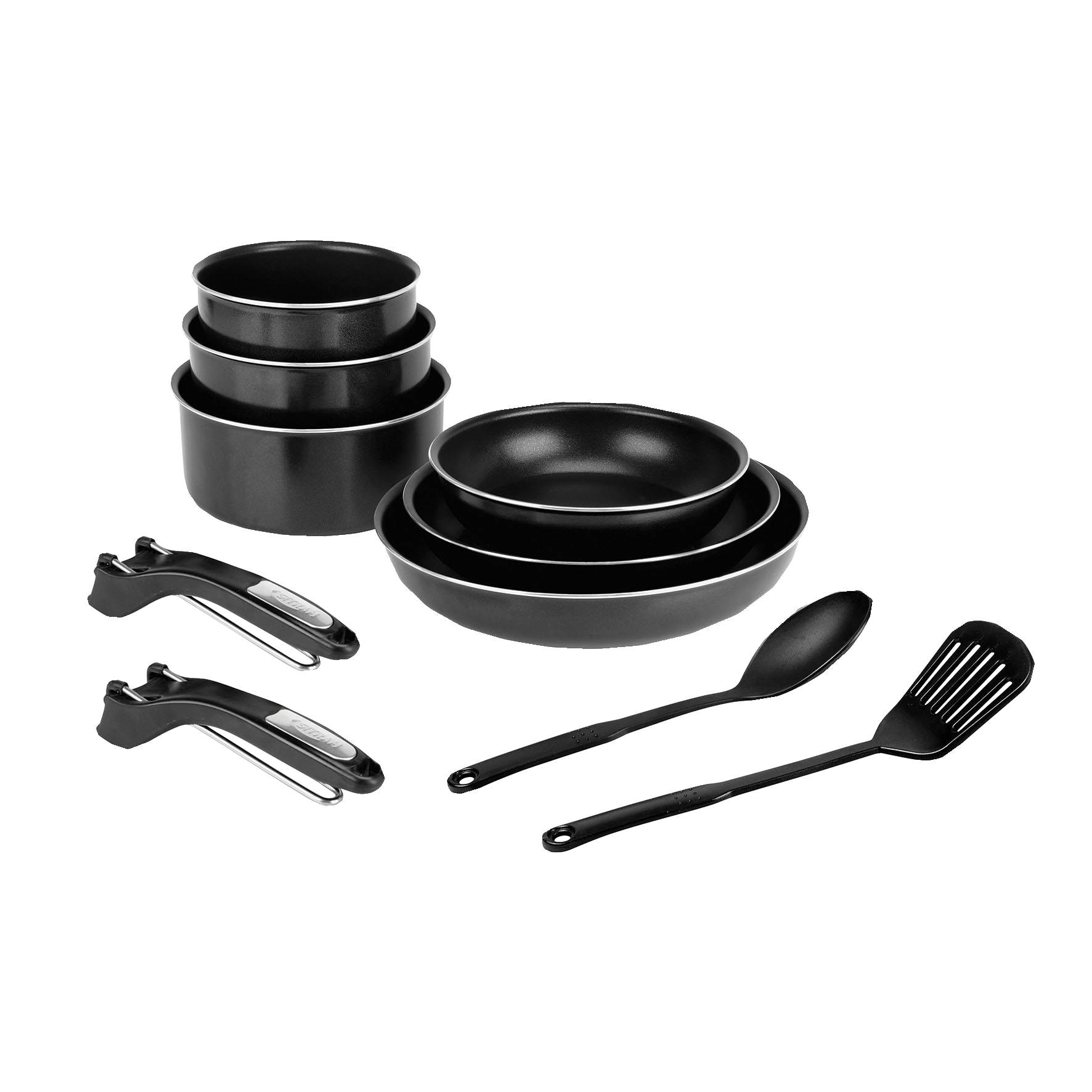 Batterie de cuisine 10 pièces en aluminium