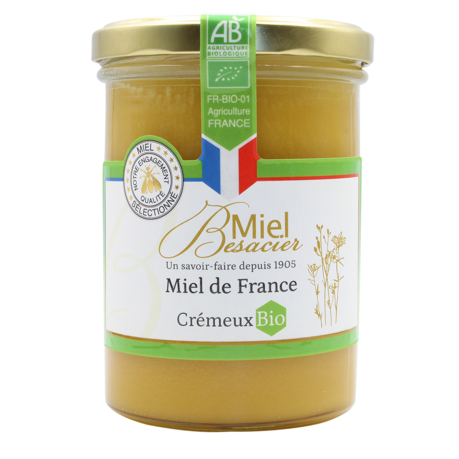 Miel crémeux Bio MIEL BESACIER