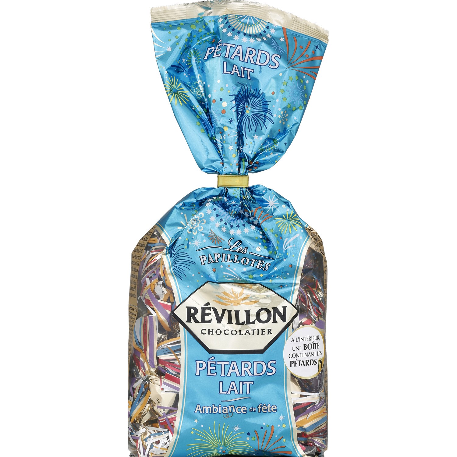 Chocolats papillotes Pétards lait REVILLON CHOCOLATIER 3110844198140 PAPILLOTES REVILLON Chocolats papillotes Pétards lait REVILLON CHOCOLATIER 3110844198140 PAPILLOTES REVILLON