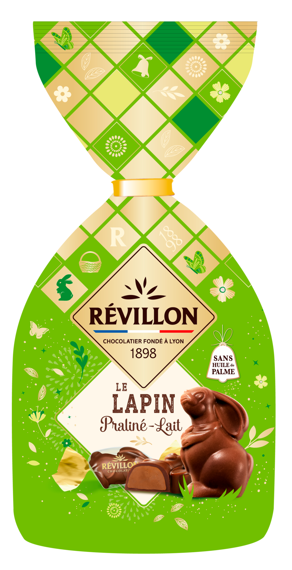  SACHET DE LAPINS AU CHOCOLAT