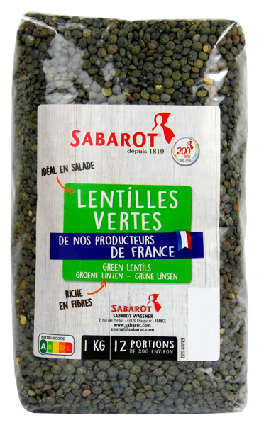 LENTILLES VERTE 
SABAROT