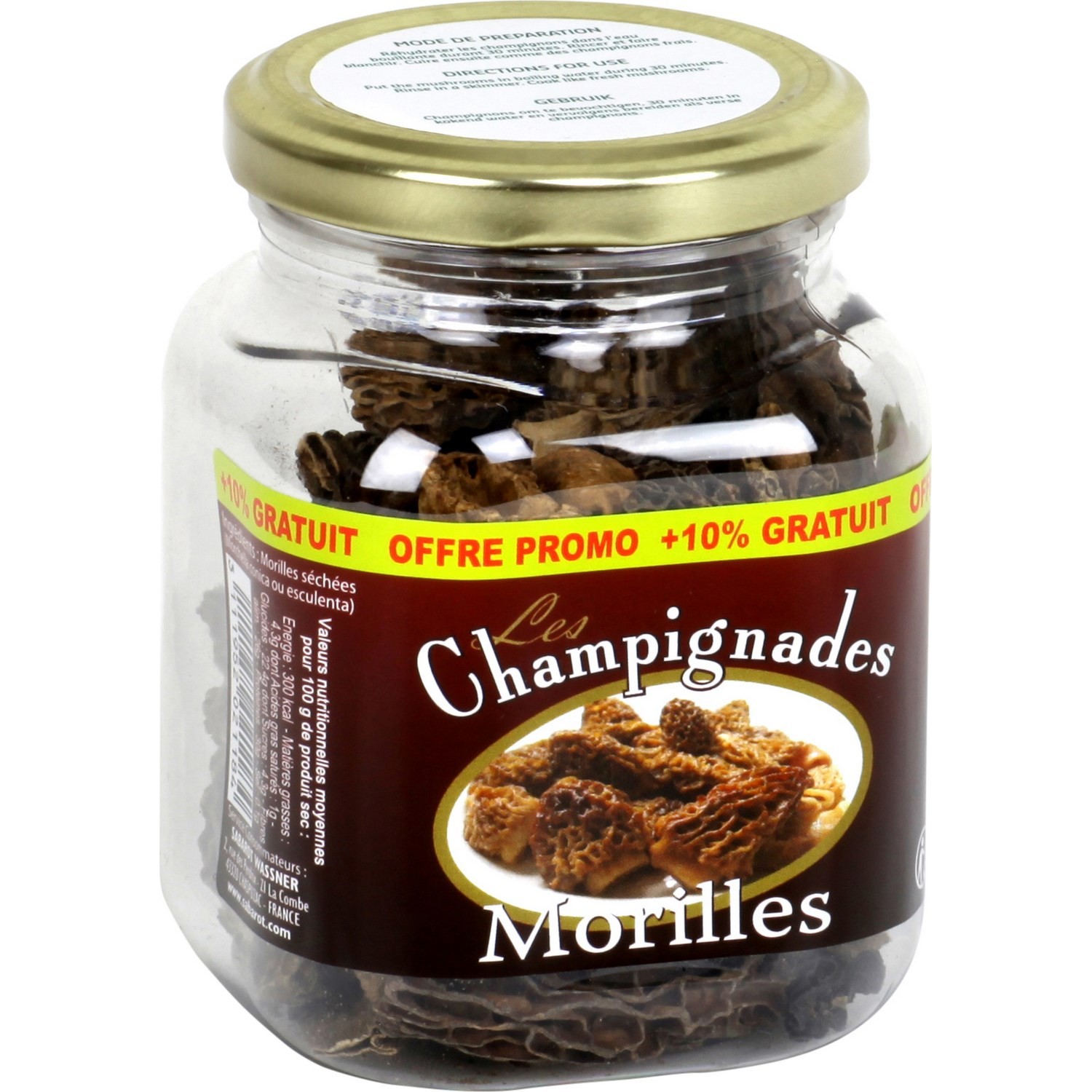 SABAROT WASSNER Morilles séchées  code EAN 3111952021184 