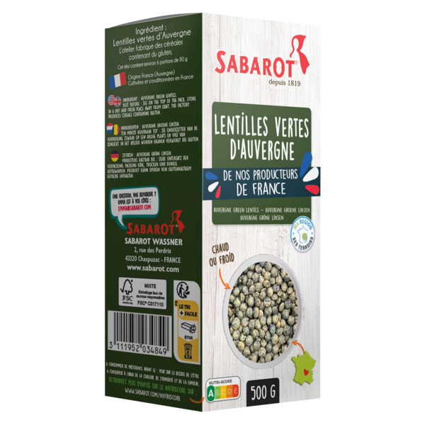 Lentille verte d'Auvergne