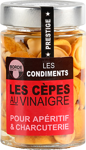 LES CÈPES OU LES GIROLLES
AU VINAIGRE POUR APÉR...