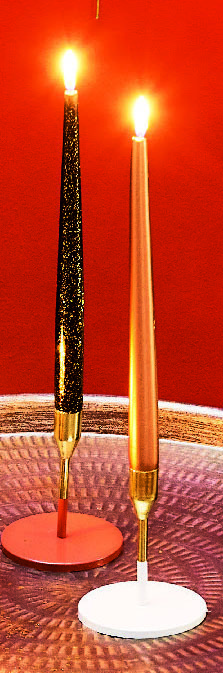 LECHAT LOT DE 2 BOUGIES FLAMBEAU code EAN 3112430007874 