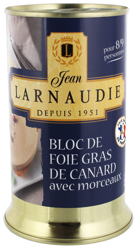 BLOC DE FOIE GRAS DE CANARD 30% MORCEAUX JEAN L...