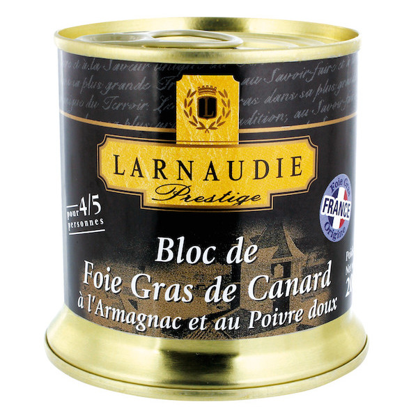 BLOC DE FOIE GRAS DE CANARD LARNAUDIE