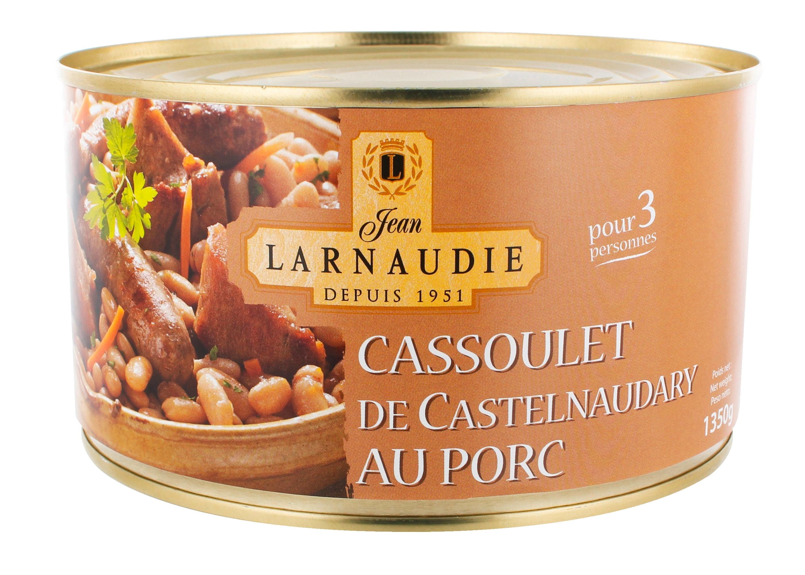 Cassoulet de Castelnaudary au porc JEAN LARNAUDIE 3113010132481 (3113010132481)