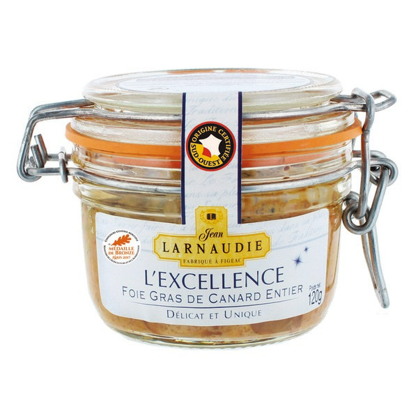 FOIE GRAS DE CANARD ENTIER DU SUD-OUEST JEAN LARNAUDIE 3113010139343 (3113010139343)