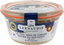 FOIE GRAS DE CANARD ENTIER DU SUD-OUEST IGP(3)  BOCAL "LARNAUDIE" 3113010140899 (3113010140899)