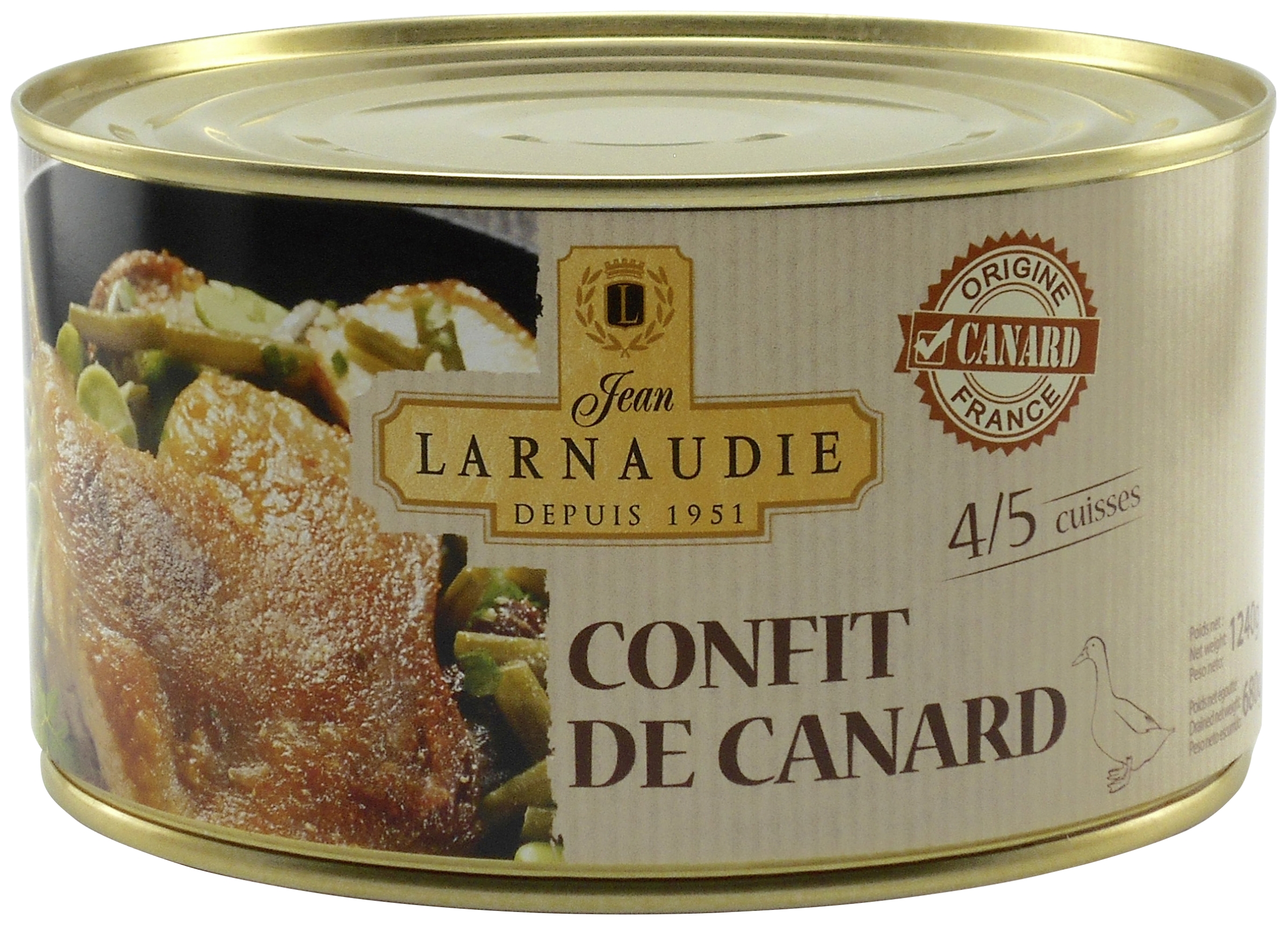 Confit de canard Jean Larnaudie