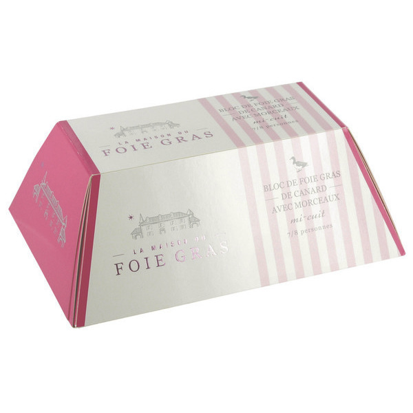 Bloc de foie gras de canard 30% de morceaux