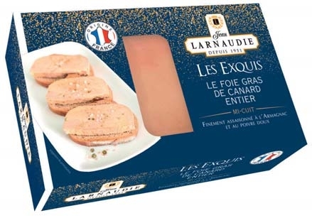 FOIE GRAS DE CANARD ENTIER LES EXQUIS COQUE "LARNAUDIE" 3113010145047 (3113010145047)