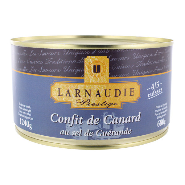 Confit de canard au sel de Guérande