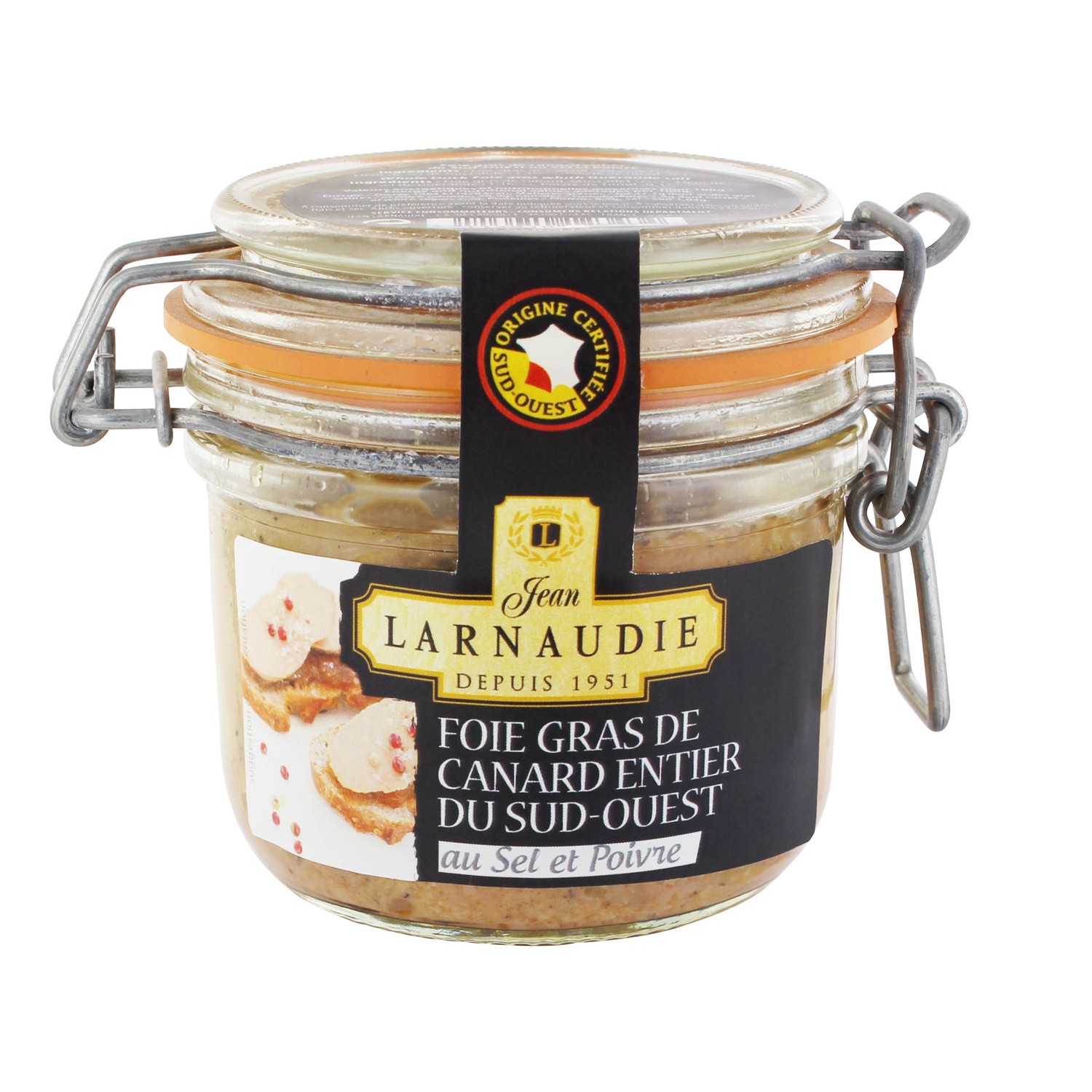 Foie gras de canard entier poivre et sel JEAN L...
