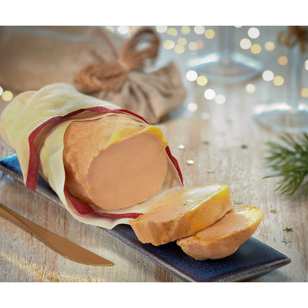 Foie gras de canard entier cuit au torchon Indication Géographique Protégée du Quercy (c) 3113010148093 (3113010148093)