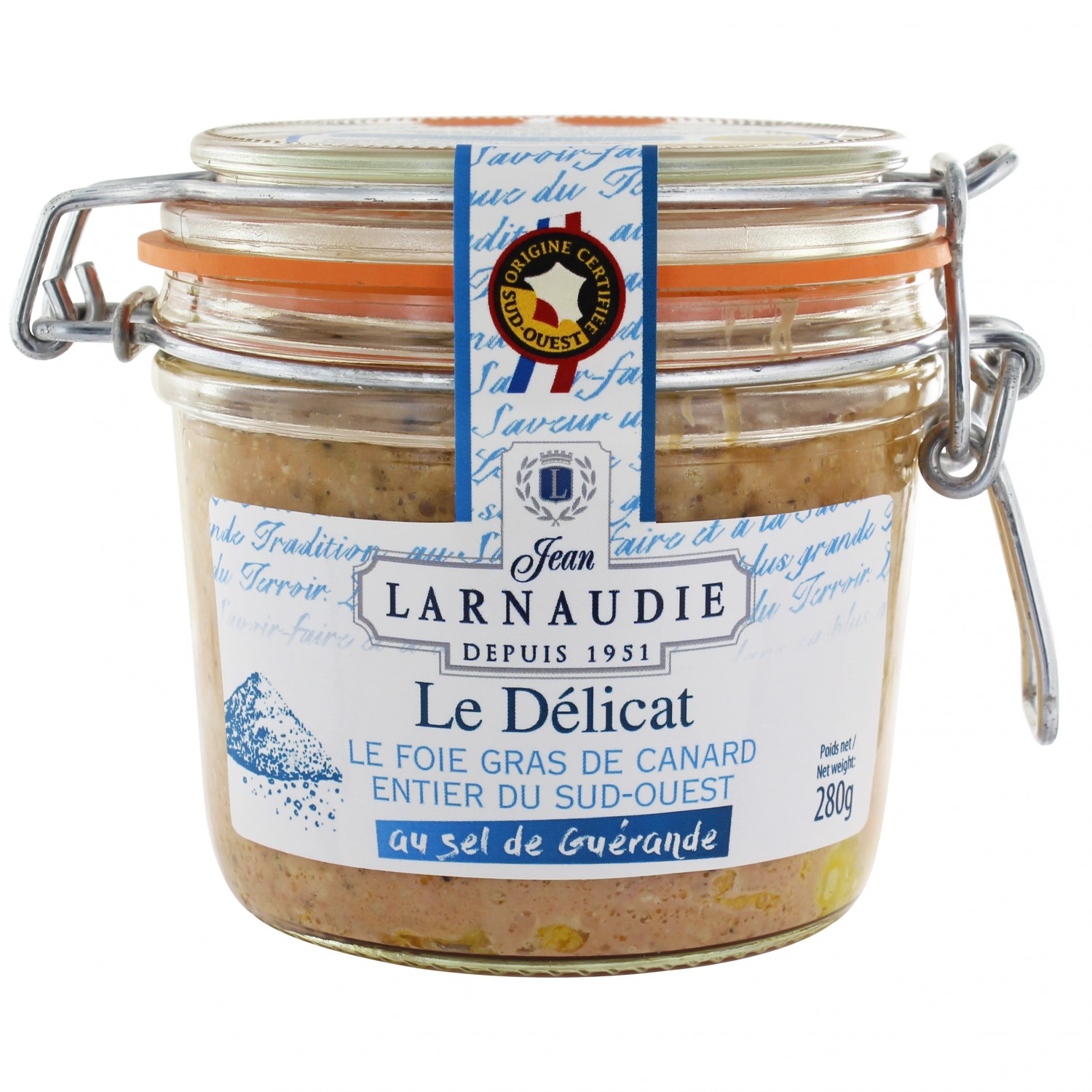 Foie gras de canard entier du Sud-Ouest au sel ...