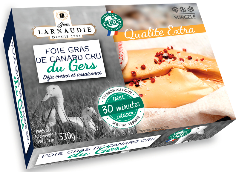 FOIE GRAS DE CANARD CRU QUALITE 1ER CHOIX IGP G...