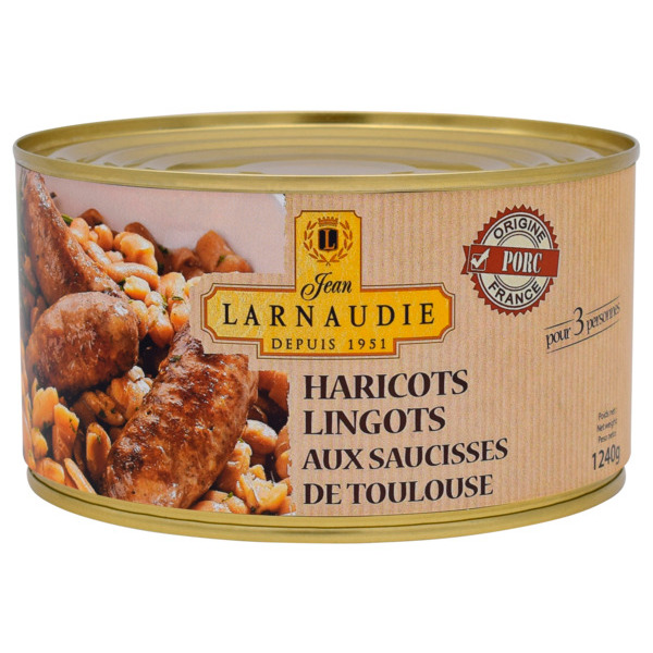 VÉRITABLE HARICOT BLANC AUX SAUCISSES DE TOULOUSE
