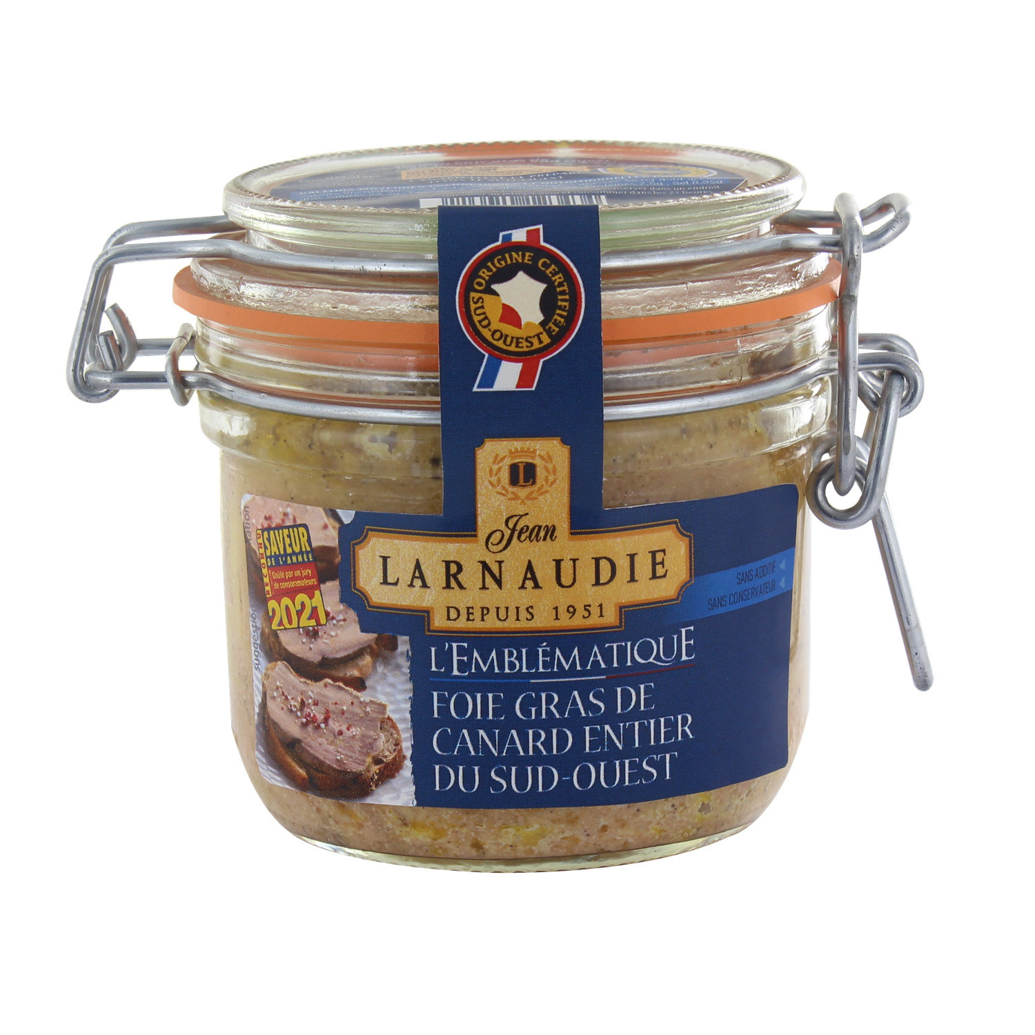 Foie gras de canard entier du sud ouest l'emblé...