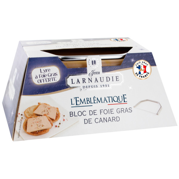 BLOC DE FOIE GRAS DE CANARD FRANCE LINGOT + LYR...