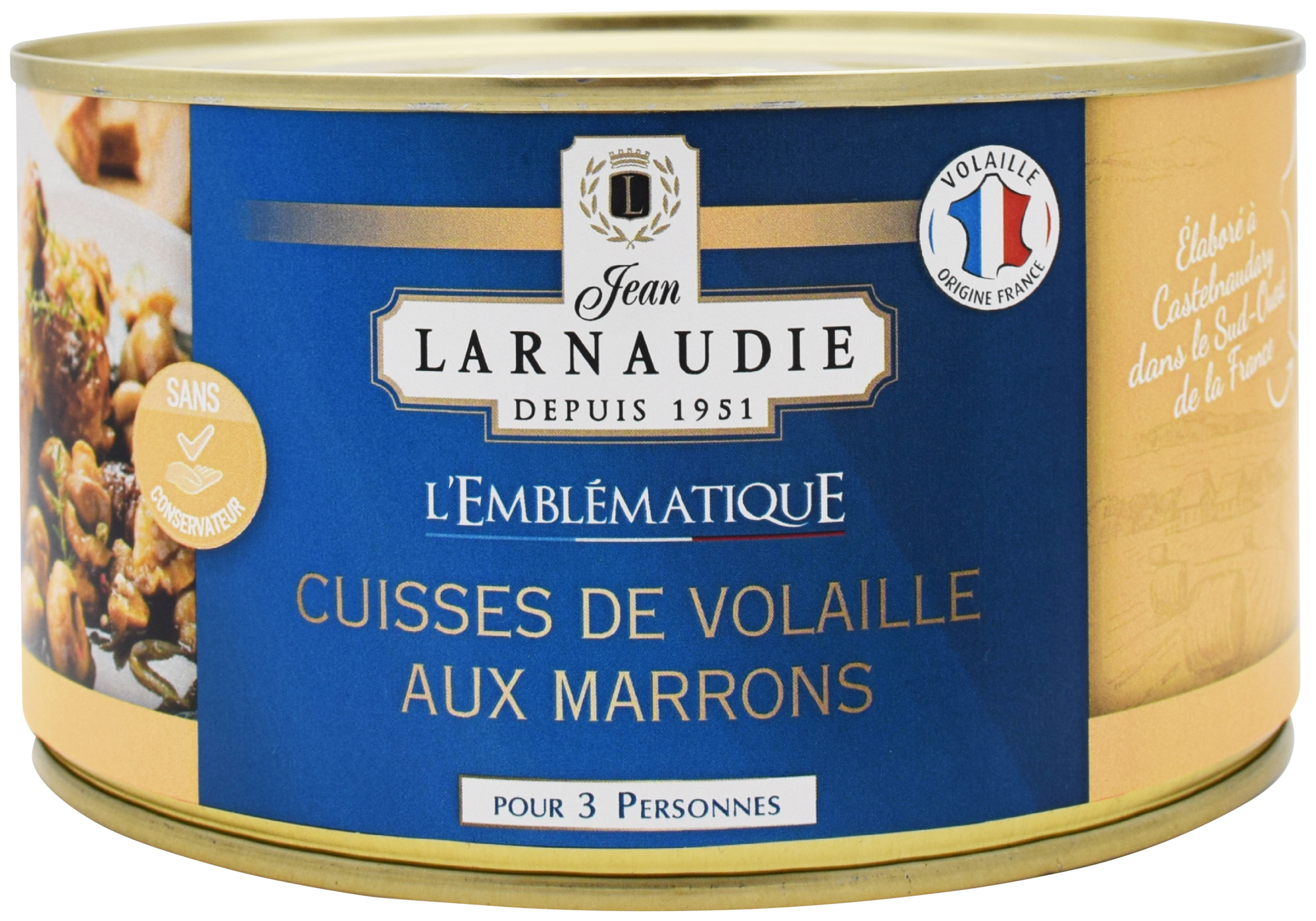 JEAN LARNAUDIE PLAT CUISINÉ L'EMBLÉMATIQUE code EAN 3113010169333 