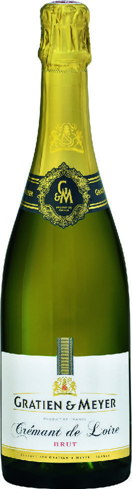  AOP CRÉMANT DE LOIRE BRUT "GRATIEN & MEYER" “VINS AOC” code EAN 3113590000392 