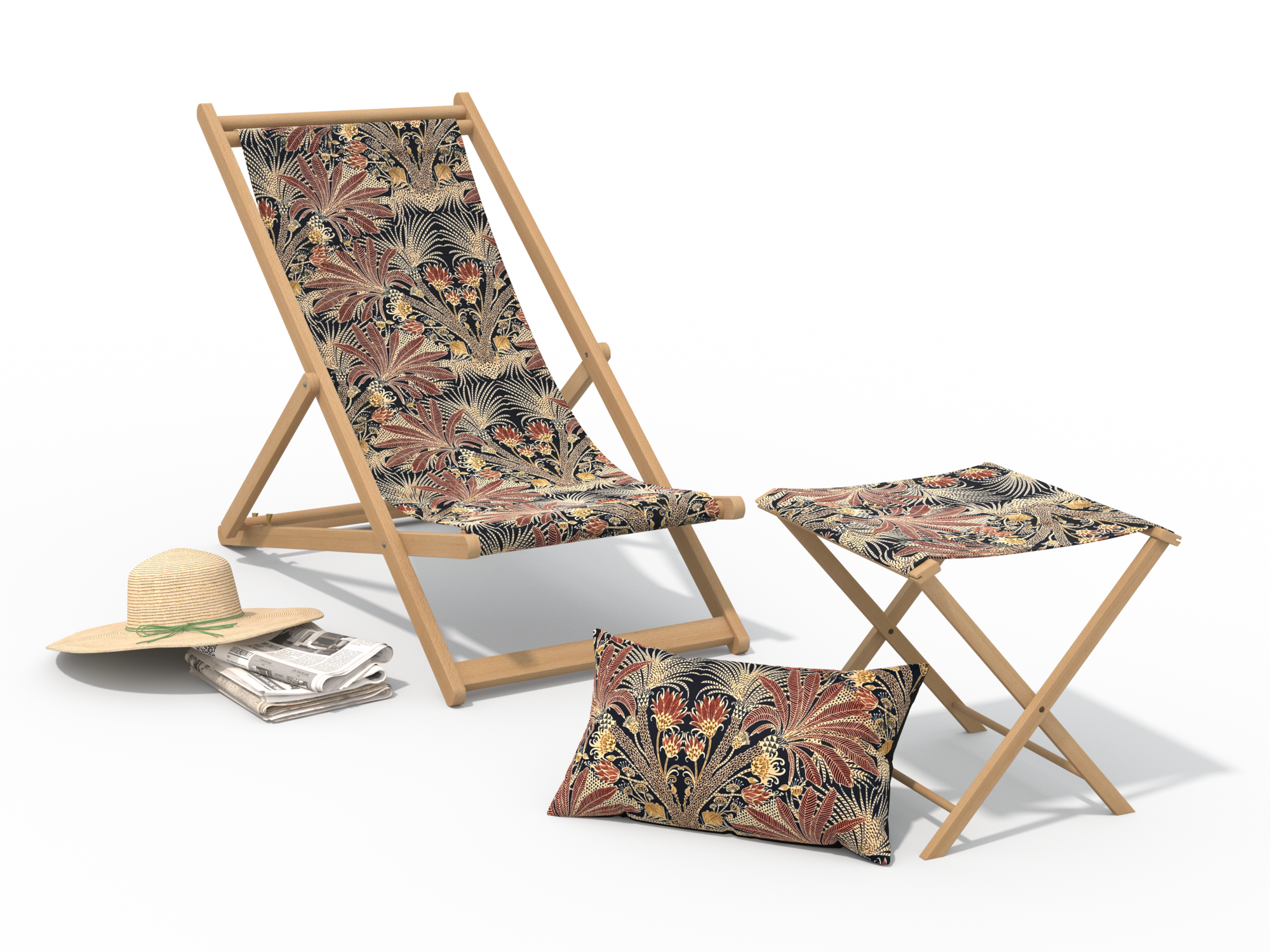 EDENIA CHILIENNE, REPOSE PIED ET COUSSIN code EAN 3113610220908 