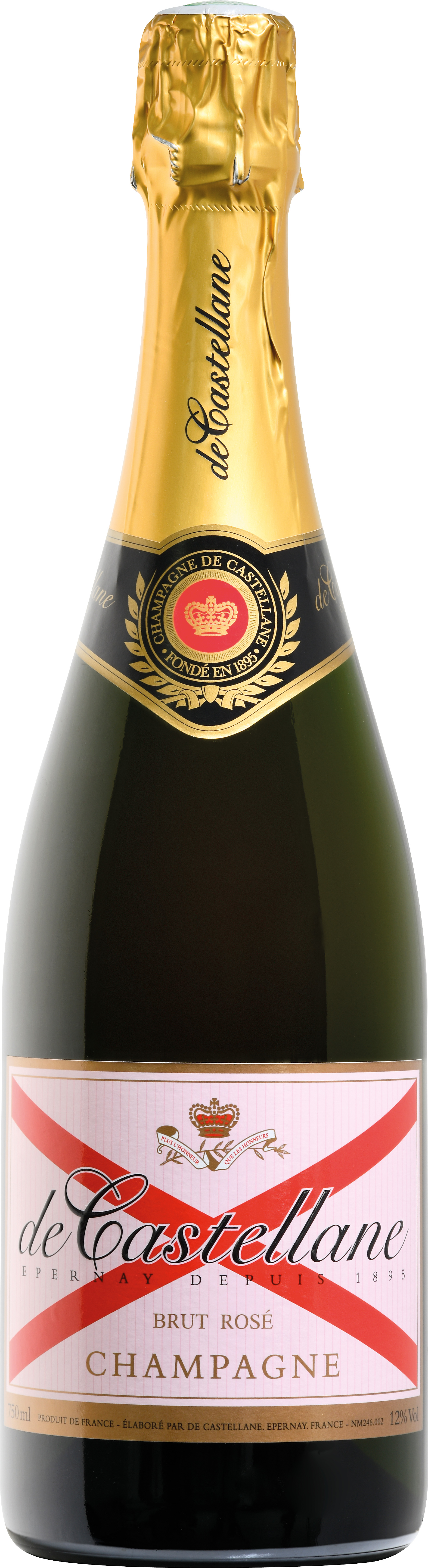  CHAMPAGNE AOP ROSÉ DE CASTELLANE code EAN 3113870000142 