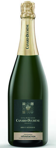  CHAMPAGNE BRUT RÉSERVE "CANARD-DUCHÊNE" code EAN 3113934005250 