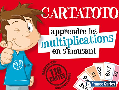 France Cartes - 410012 - jeu de cartes - carta toto multiplications - modèle aléatoire code EAN 3114524100126 