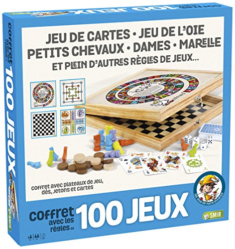 - 527600 - coffret en bois 100 jeux